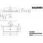 Kaldewei Silenio 904506033001 umywalka 120x46 cm prostokątna ścienna biała zdj.2