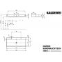 Kaldewei Silenio 904506043001 umywalka 120x46 cm prostokątna ścienna biała zdj.2