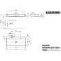 Kaldewei Silenio 904506053001 umywalka 120x46 cm prostokątna ścienna biała zdj.2