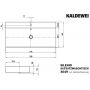 Kaldewei Silenio 906406303001 umywalka 120x46 cm prostokątna nablatowa biała zdj.2
