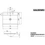 Kaldewei Silenio 907706033001 umywalka 60x46 cm prostokątna wpuszczana biała zdj.2