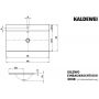 Kaldewei Silenio 907806013001 umywalka 90x46 cm prostokątna wpuszczana biała zdj.2