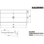 Kaldewei Silenio 907906313001 umywalka 120x46 cm prostokątna wpuszczana biała zdj.2