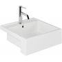 Kludi Resa 57W0143 umywalka 46x46 cm kwadratowa wpuszczana biała zdj.1