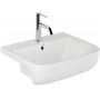 Kludi Resa 57W0343 umywalka 52x46 cm prostokątna wpuszczana biała zdj.1