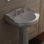 Kerasan Retro 104501 umywalka 55x46.5 cm półokrągła ścienna biała zdj.4