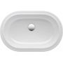 Laufen Savoy H8189450001551 umywalka 51x31 cm owalna podblatowa biała zdj.1
