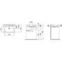 Laufen Ino H8163024001041 umywalka 56x45 cm ścienna biała zdj.2