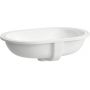 Laufen Savoy H8189460001551 umywalka 51x31 cm owalna podblatowa biała zdj.1