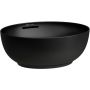 Laufen Ilbagnoalessi H8189767161091 umywalka 45x40 cm owalna nablatowa czarna zdj.1