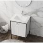 LaVita Mimir 5900378339915 umywalka 61x46.5 cm prostokątna meblowa biała zdj.3