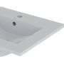 Megstyl Sona 3191 umywalka 61x46.5 cm prostokątna wpuszczana biała zdj.3