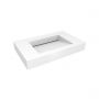Oltens Stila 40003900 umywalka 100x45 cm prostokątna ścienna biała zdj.1