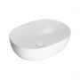 Oltens Hamnes 40819000 umywalka 49.5x35.5 cm owalna nablatowa biała zdj.2