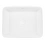Oltens Forde 40314000 umywalka 48x37 cm prostokątna nablatowa biała zdj.3