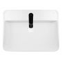 Oltens Duve 41312000 umywalka 58x45 cm prostokątna ścienna-nablatowa biała zdj.4