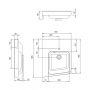 Ravak BeHappy II XJAL1100001 umywalka narożna 66.5x50 cm zdj.2