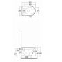Rak Ceramics Resort RST23AWHA miska wc wisząca bez kołnierza biały zdj.2