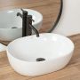 Rea Amelia REAU0416 umywalka 48x34.5 cm owalna biały zdj.5