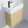 Riho Livit Tiny Wash W012002005 umywalka 41x20 cm prostokątna ścienna-meblowa biała zdj.4