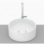 Roca Terra A32787U000 umywalka 30x30 cm okrągła nablatowa biała zdj.1