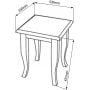 Sapho Retro 1683 taboret zdj.2