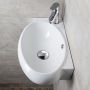 Sapho Small AR498 umywalka 43x28.5 cm ścienna biała zdj.4
