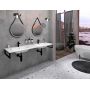 Sapho Areca AC161 umywalka 161x51.5 cm prostokątna ścienna-meblowa biała zdj.4