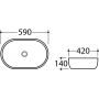 Sapho Dalma MM413 umywalka zdj.2