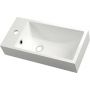 Sapho Ariana SM012 umywalka 50x25 cm prostokątna ścienna biała zdj.1