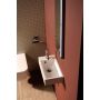 Sapho Ariana SM012 umywalka 50x25 cm prostokątna ścienna biała zdj.4