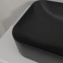 Villeroy & Boch Finion 414361R7 umywalka 60x35 cm prostokątna nablatowa czarna zdj.6