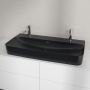 Villeroy & Boch Finion 41681LR7 umywalka 100x47 cm prostokątna ścienna-meblowa czarna zdj.4