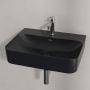 Villeroy & Boch Finion 416864R7 umywalka 60x47 cm prostokątna ścienna czarna zdj.4