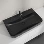 Villeroy & Boch Finion 41688CR7 umywalka 80x47 cm prostokątna ścienna-meblowa czarna zdj.5