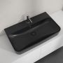 Villeroy & Boch Finion 41688LR7 umywalka 80x47 cm prostokątna ścienna-meblowa czarna zdj.5