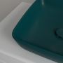 Villeroy & Boch Artis 417841TE umywalka 41x41 cm kwadratowa nablatowa zielona zdj.4