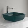 Villeroy & Boch Artis 417841TE umywalka 41x41 cm kwadratowa nablatowa zielona zdj.7