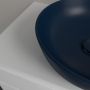 Villeroy & Boch Artis 417943R6 umywalka 43x43 cm okrągła nablatowa niebieska zdj.3