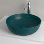 Villeroy & Boch Artis 417943TE umywalka 43x43 cm okrągła nablatowa zielona zdj.7