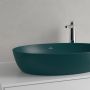 Villeroy & Boch Artis 419861TE umywalka 61x41 cm owalna nablatowa zielona zdj.4
