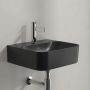Villeroy & Boch Finion 436443R7 umywalka 43x39 cm prostokątna ścienna czarna zdj.3