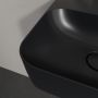 Villeroy & Boch Finion 436443R7 umywalka 43x39 cm prostokątna ścienna czarna zdj.7