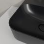 Villeroy & Boch Finion 43644CR7 umywalka 43x39 cm prostokątna ścienna-meblowa-nablatowa czarna zdj.6