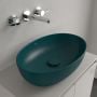 Villeroy & Boch Artis 438848TE umywalka 48x32.5 cm owalna nablatowa zielona zdj.5