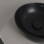 Villeroy & Boch Artis 438932R7 umywalka 32.5x32.5 cm okrągła nablatowa czarna zdj.3