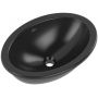 Villeroy & Boch Loop & Friends 4A5400R7 umywalka 48.5x32.5 cm owalna podblatowa czarna zdj.1