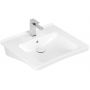 Villeroy & Boch ViCare 4A806001 umywalka 60x55 cm prostokątna ścienna biała zdj.3