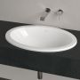 Villeroy & Boch Loop & Friends 4A6300R1 umywalka 66x47 cm owalna wpuszczana biała zdj.4
