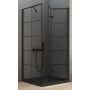 New Trendy New Soleo Black D0290A/D0121B kabina prysznicowa kwadratowa 90x90 cm zdj.1